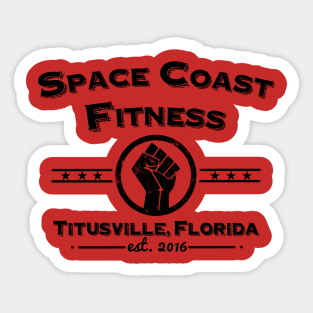 Space Coast Fitness - Fist Sticker